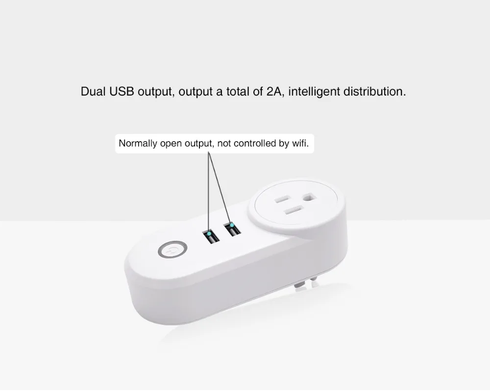 Lonsonho умная розетка USB Wifi умная розетка EU US UK штепсельная вилка французская работает с Google Home Mini Assistant Alexa eWeLink