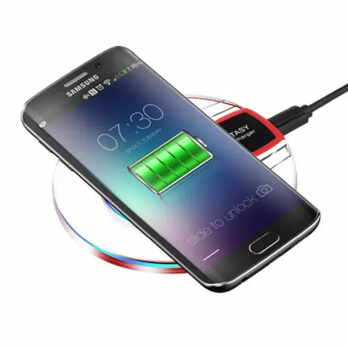 Беспроводное зарядное устройство стандарта США Qi для iPhone Samsung|Зарядные