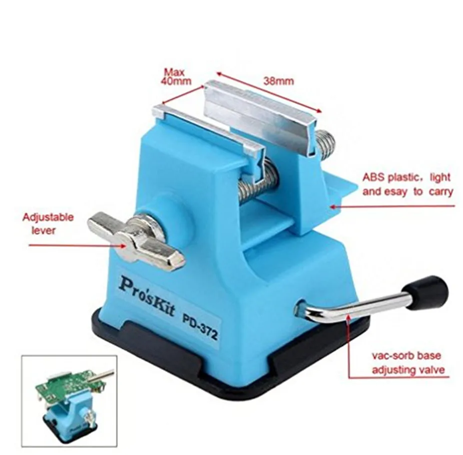 Original Pro Skit Pd 372 Mini Vise Bench Working Table Vice Bench