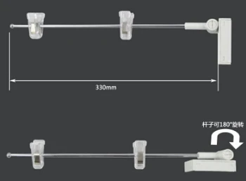 

20 pcs magnetic poster holder Metal Shelf Sign Holder Flag Hanging Supermarket Store POP Price Tag Display Clamp Banner Clip