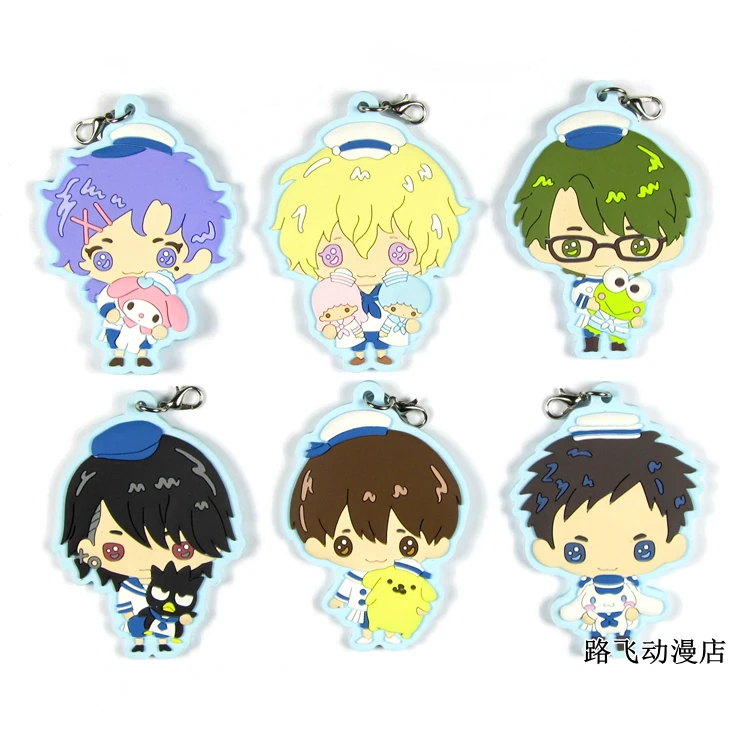 

Sanrio Boy Original Japanese anime figure rubber mobile phone charms keychain strap
