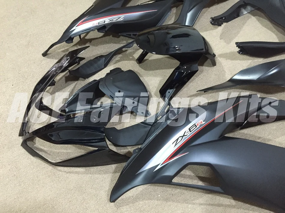 Новый ABS Обтекатель Набор подходит для Kawasaki ZX6R 2013 2014 2015 2016 2017 Мотоцикл Обтекатели
