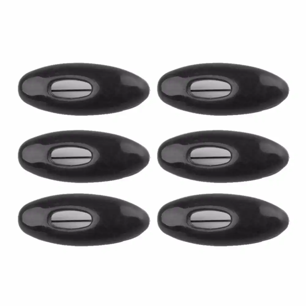 6 piezas de plástico hijab musulmán islámico Bufanda Pin Seguridad Pin Set Multicolor Negro