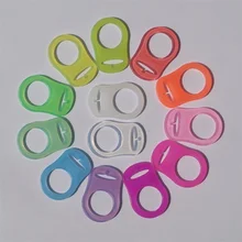 5 шт. многоцветные силиконовые Chian для детей удобные аксессуары для практиков детские соски держатель зажим ниппельный Адаптер кольца