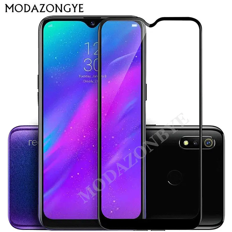 

For OPPO Realme 3 Tempered Glass For Realme 3 Screen Protector OPPO Redlme3 Full Cover Glass Film