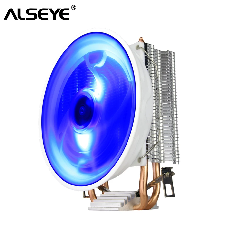 ALSEYE куллер для процессора TDP 120W охлаждение LGA 1155/1150/1151/1156 /1366/775 AM4 / AM3+ AM2+ AM2 FM1..|heatpipe