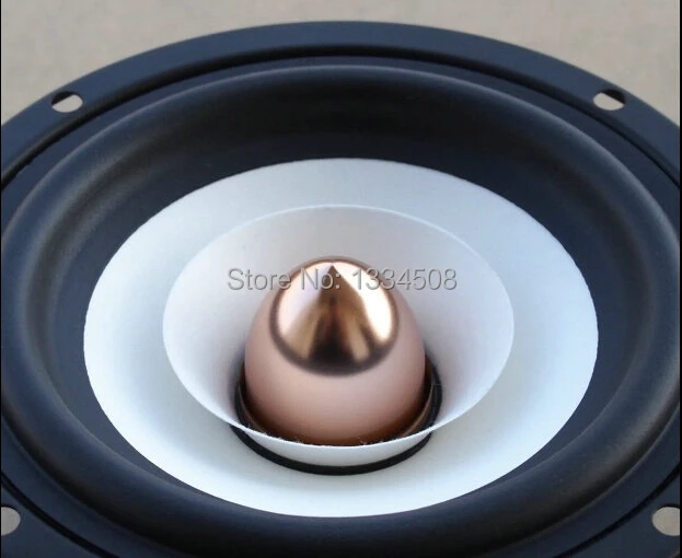 2 Piece Audio Labs Top end 4'' Full Range Speaker unit sets bass treble Aluminum Bullet 2 Layer Paper Cone for DIY home theater 2