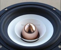 2 Piece Audio Labs Top end 4'' Full Range Speaker unit sets bass treble Aluminum Bullet 2 Layer Paper Cone for DIY home theater 2