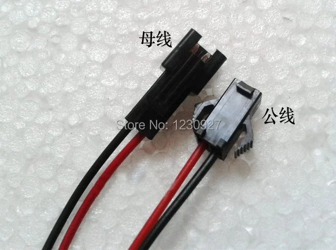 Us 7 92 10 Off Anti High Teperature Two Core Female And Male Connector Line For Led Ceiling Light And Spot Light Led Strip Connector Lead Wire In