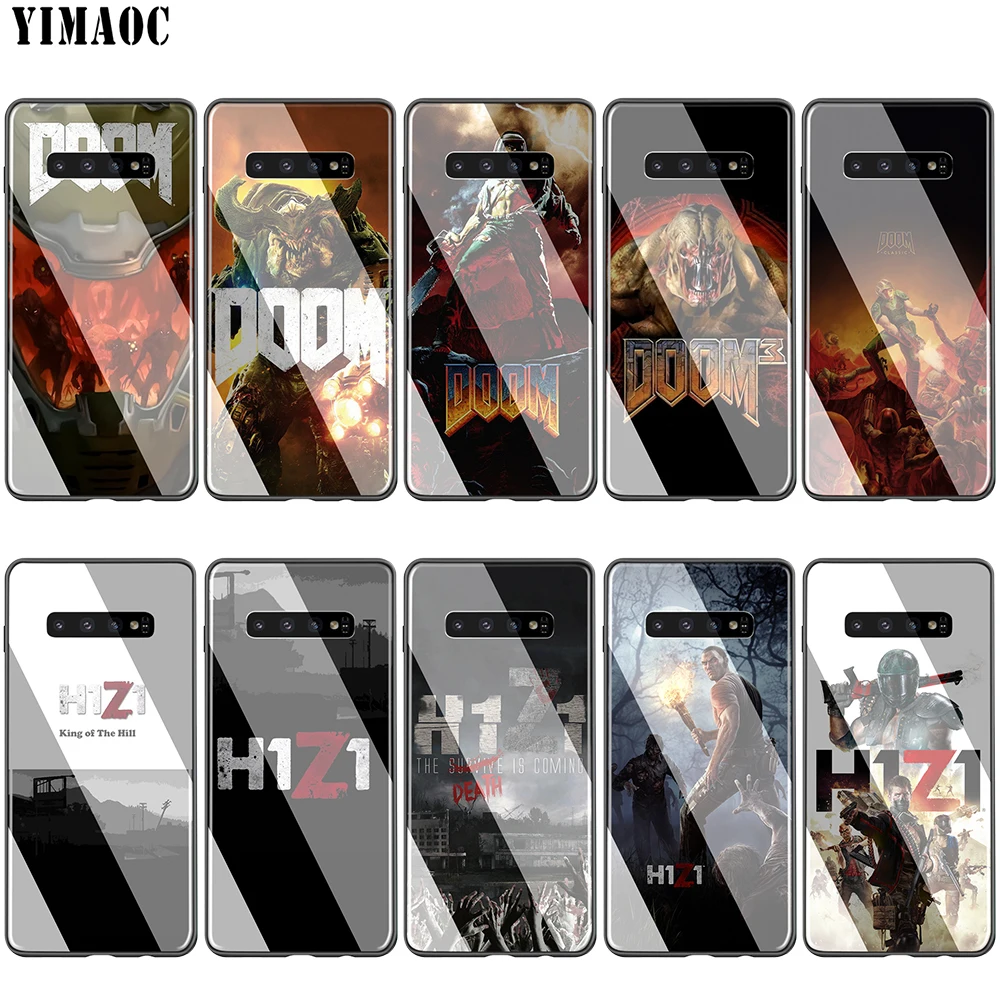 Чехол Lavaza Doom H1Z1 Stalker Glass TPU для Samsung Note 8 9 S7 S8 S9 S10 A10 A20 A30 A40 A50 A60 A70 Edge Plus | Мобильные