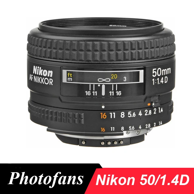 Объектив Nikon 50 1.4D объективы AF NIKKOR 50 мм f/1.4D объектив для Nikon D90 D7000 D7100 D7200 D300 D610 D700 D750 D800 D810 D3 D4 D5