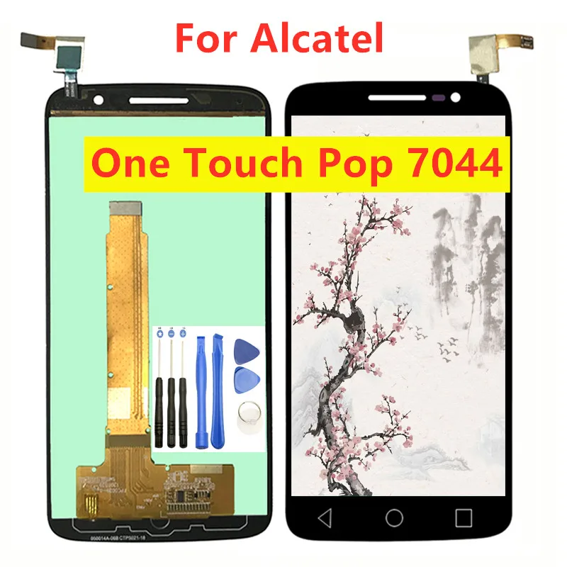 ЖК дисплей 5 0 дюйма для Alcatel One Touch Pop 2 Premium 7044 OT7044 7044X 7044Y 7044K 7044A сенсорный | Отзывы и видеообзор