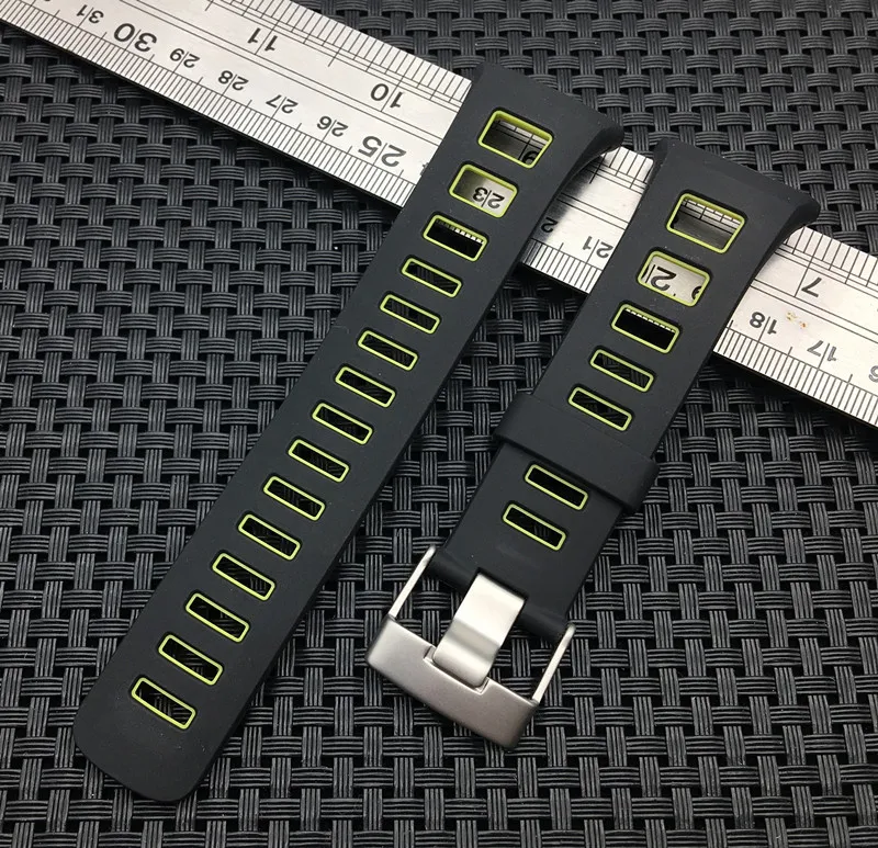 

Original quality watchband accessories for Suunto Quest sport watch band strap stainless steel Buckle green color free tools