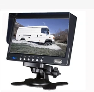 4 Way Input 7 Inch TFT LCD Screen Car Monitor Rear View Display for Rearview Reverse Backup Camera Car TV Display for Truck