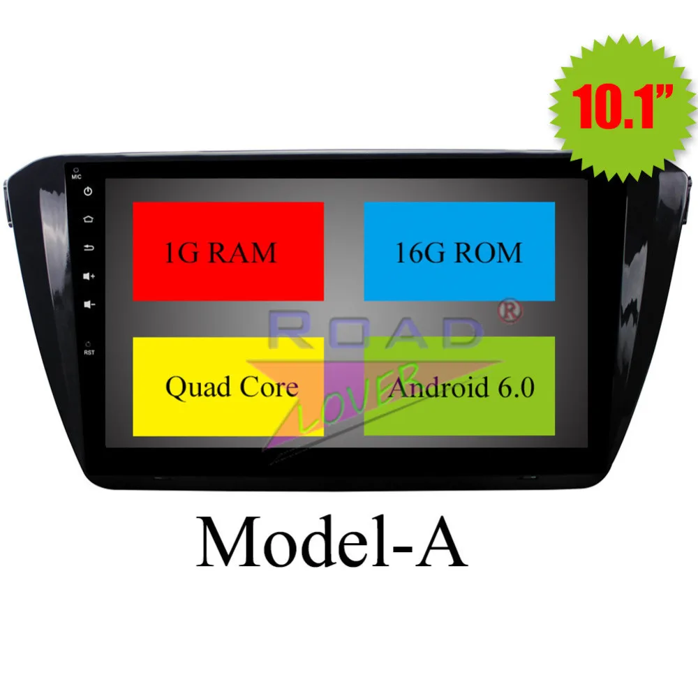 Cheap TOPNAVI Android 6.0 2G+32GB Quad Core 10.1" Car PC Head Unit Auto Audio For Skoda Superb 201S Stereo GPS Navigation 2Din Player 7
