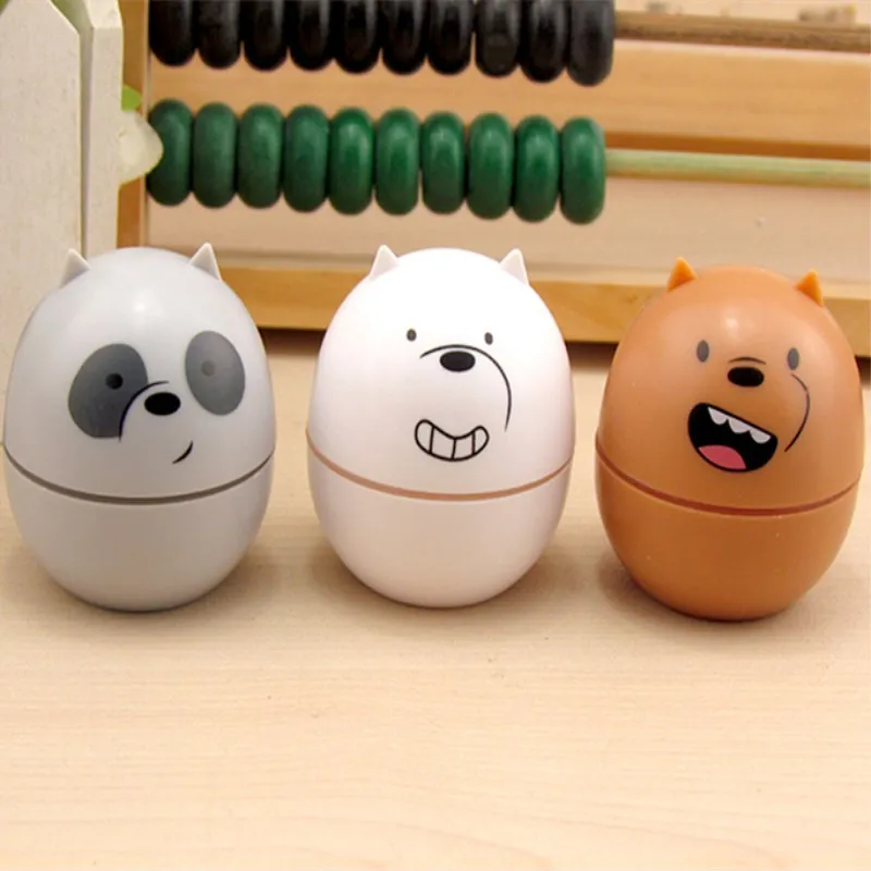 

New Cartoon Bear Beauty Contact Lens Box Dual Contact Box Wholesale Small Cute Companion Box