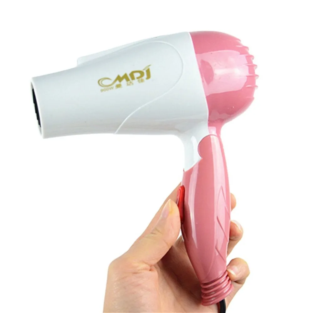 Складная фен для волос с высоким потоком воздуха быстрая сушка низкий уровень