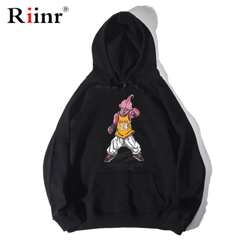 

Riinr DRAGON BALL Fashion Sweatshirt Hoodies Men's Thick Clothes Winter Sweatshirts Men Hip Hop Streetwear Hoody Man Clothing