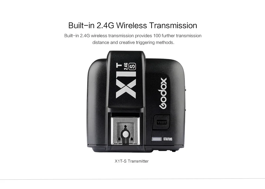 Godox X1T-S I-TTL 2,4G беспроводной триггер вспышки Транс Ми тер для камер sony DSLR с mi Shoe(X1T-S