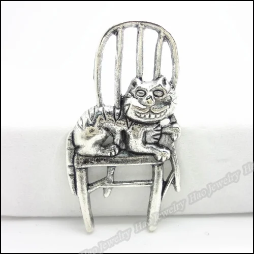 

40pcs Vintage Charms Cat Pendant Tibetan silver Zinc Alloy Fit Bracelet Necklace DIY Metal Jewelry Findings