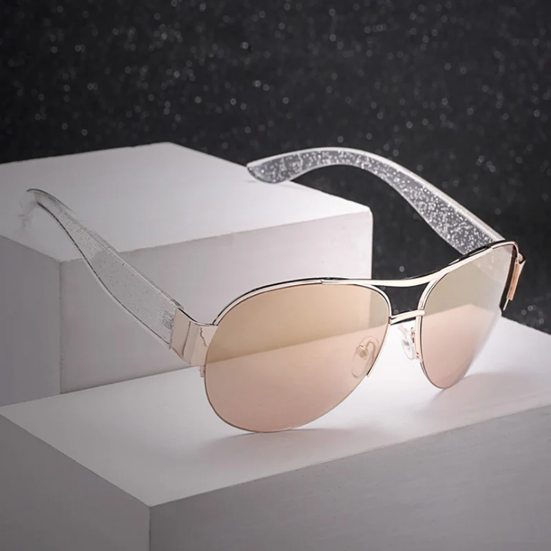 white sunglasses with pink lenses