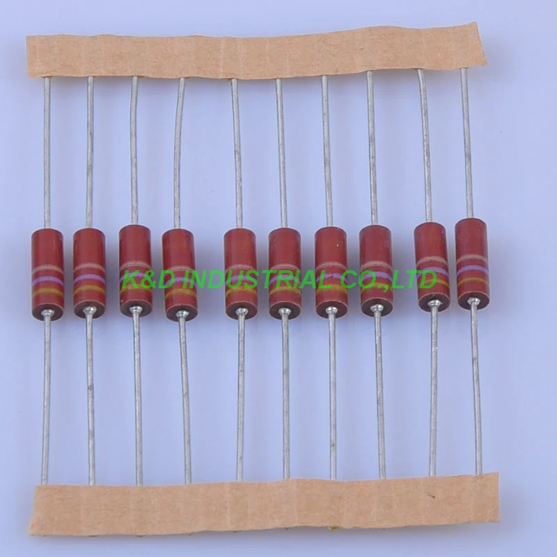

10pcs Carbon Composition vintage Resistor 0.5W 470R 0.33ohm 5 %