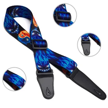 

Acoustic Electric Butt Guitar Bass Guitar Strap Polyester Shoulder Belt Guitars Accessories SMN88