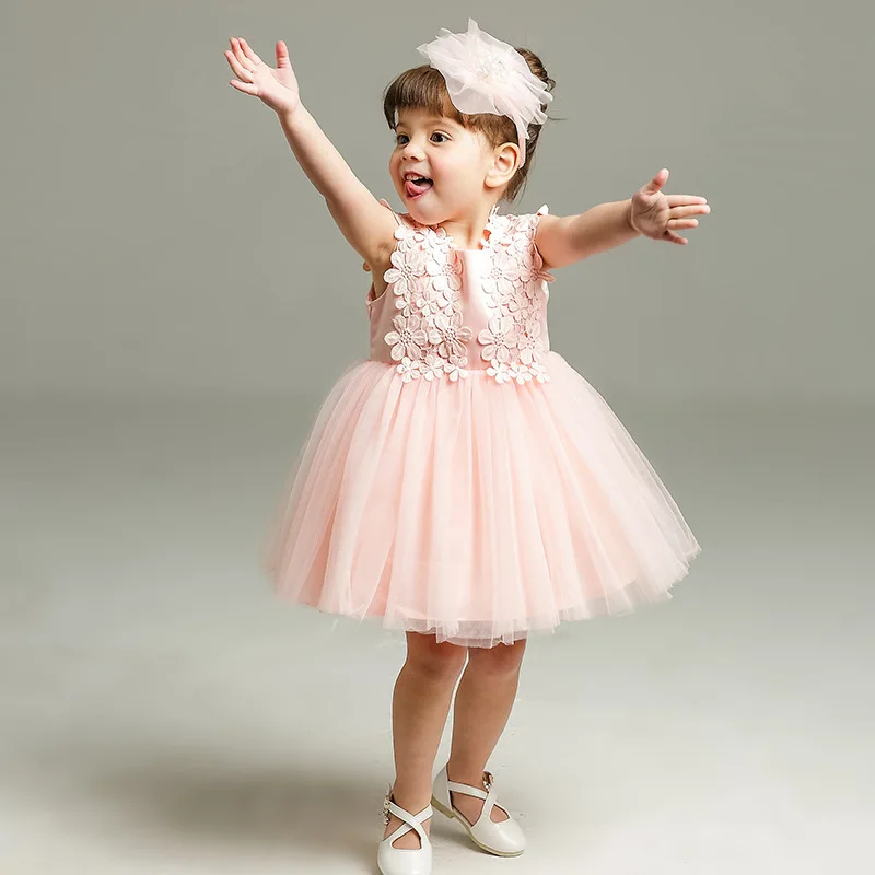 Baby Dress For Girls Dresses 2018 lace Baby Clothing Baptism Princess Dresses For Girls 1 year birthday party wedding baby dress