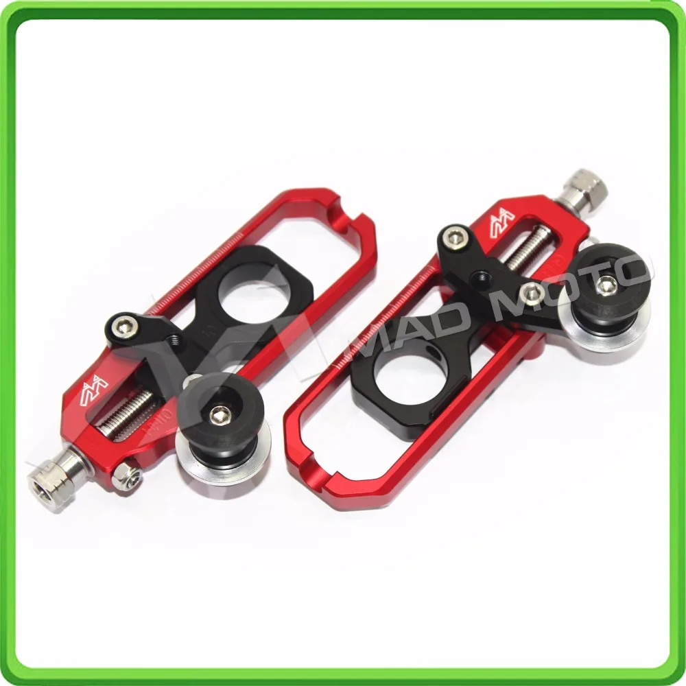 Motorcycle Chain Tensioner Adjuster with spool fit for Honda CBR1000RR 2008 2009 2010 2011 2012 2013 2014 2015 2016 Red & Black (5)