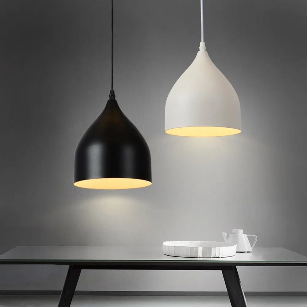 Modern Dining Room Pendant Lights Corridor Painted Aluminum Pendant