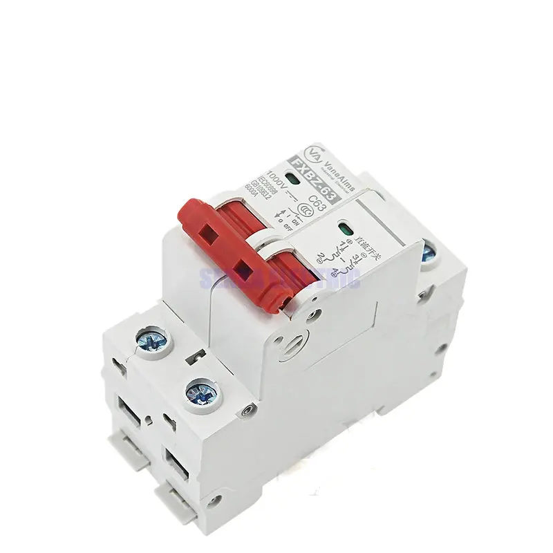 2P 2 Pole 32A 400V 6KA Miniature Circuit Breaker DC Air Switch PV Solar System