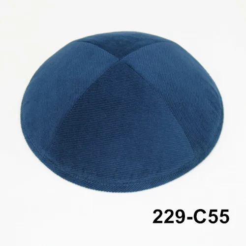 Kippot кипа головные уборы Skullies вельветовые Yarmulke 19cmBeanies еврейская шляпа-Кепка с черепом