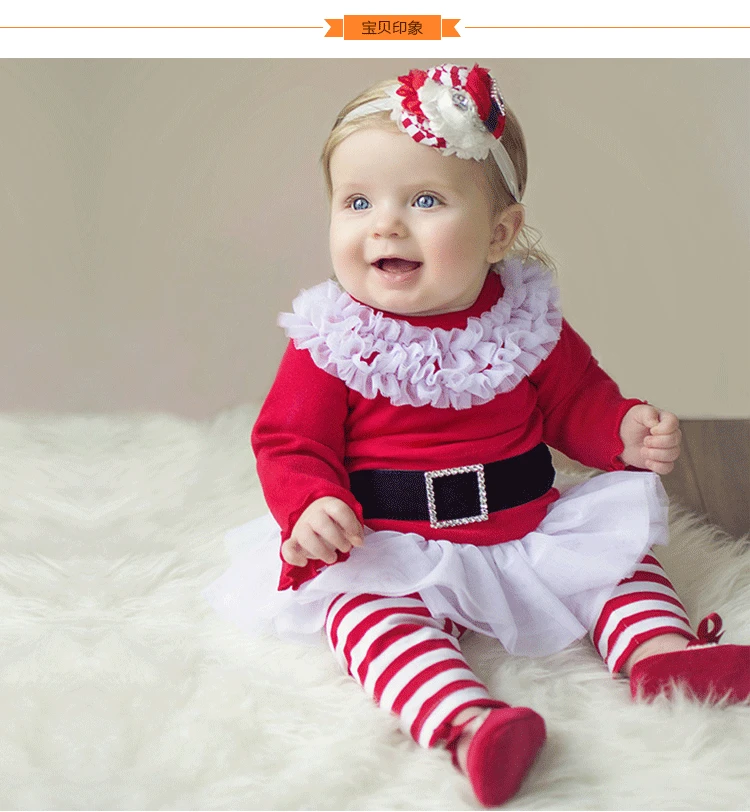 2PCS/0 5T/spring autumn winter baby girl christmas outfit ...