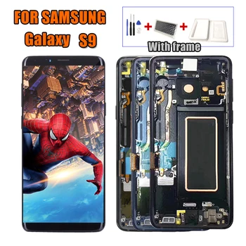 

For Samsung s9 g960 LCD Display Digitizer Touch Screen With Frame Assembly 100% Original Super AMOLED Replacement