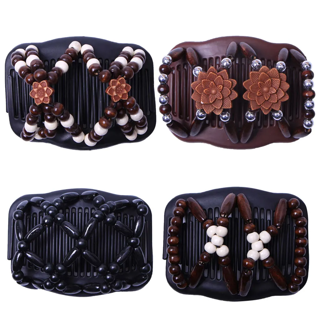 Us 2 8 34 Off Beauty Thick Hair Double Clip Combs Bun Maker Hair Accessories For Women Easy Updo Holds Long Short Hair In Women S Hair Accessories