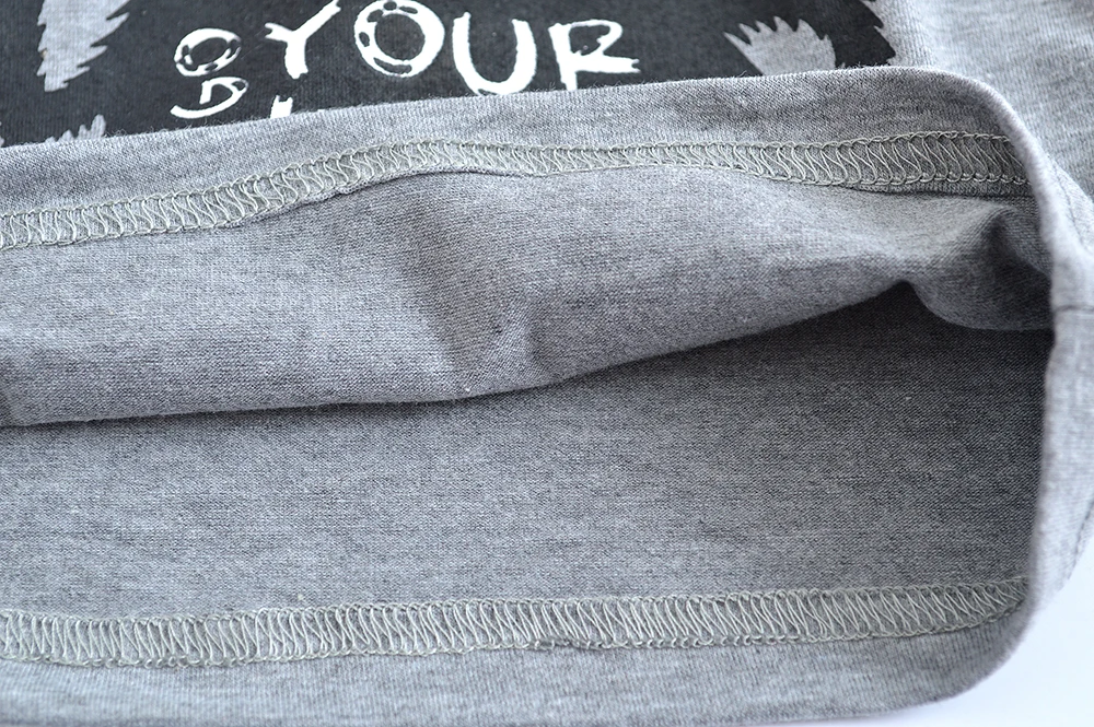 Комплект одежды для новорожденных мальчиков и девочек, коллекция года, летняя футболка с надписью «Inner Monster»+ штаны, комплект из 2 предметов, одежда для малышей