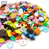 Boutons en plastique de dessin animé, 50 pièces/100 pièces, mélange de formes, beaucoup de couleurs, bricolage, Scrapbooking, vêtements pour enfants, notes de couture, vente réelle HL ► Photo 2/3