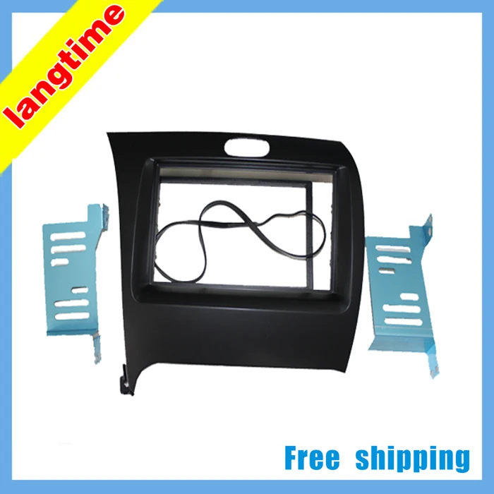 Free shipping-Car refitting DVD frame,DVD panel,Dash Kit,Fascia,Radio Frame,Audio frame for 2012 KIA K3,Cerato,Forte, free shipping car refitting dvd frame dvd panel dash kit fascia radio frame audio frame for 2012 kia k3 2din chinese ca1016