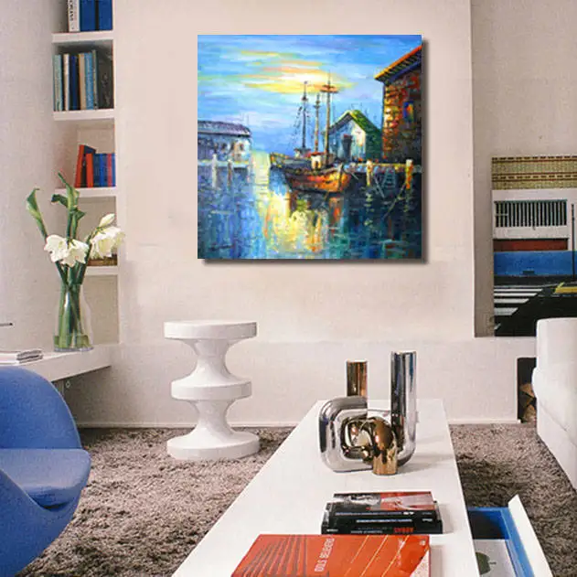 Abstract Impressionist Decorative Painting For Living Room Bedroom