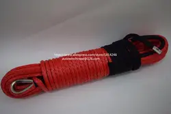 Красный 5/16 "* 100ft синтетический трос лебедки, плазмы веревки, Off Road ropereplacement Синтетический канат для лебедки