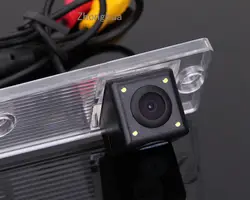 HD CCD Автомобильная Камера Заднего Вида для Kia Cerato Хэтчбек Рондо спектры Carens5 Авто Обратный Резервного Копирования 170 Градусов LED Ночного