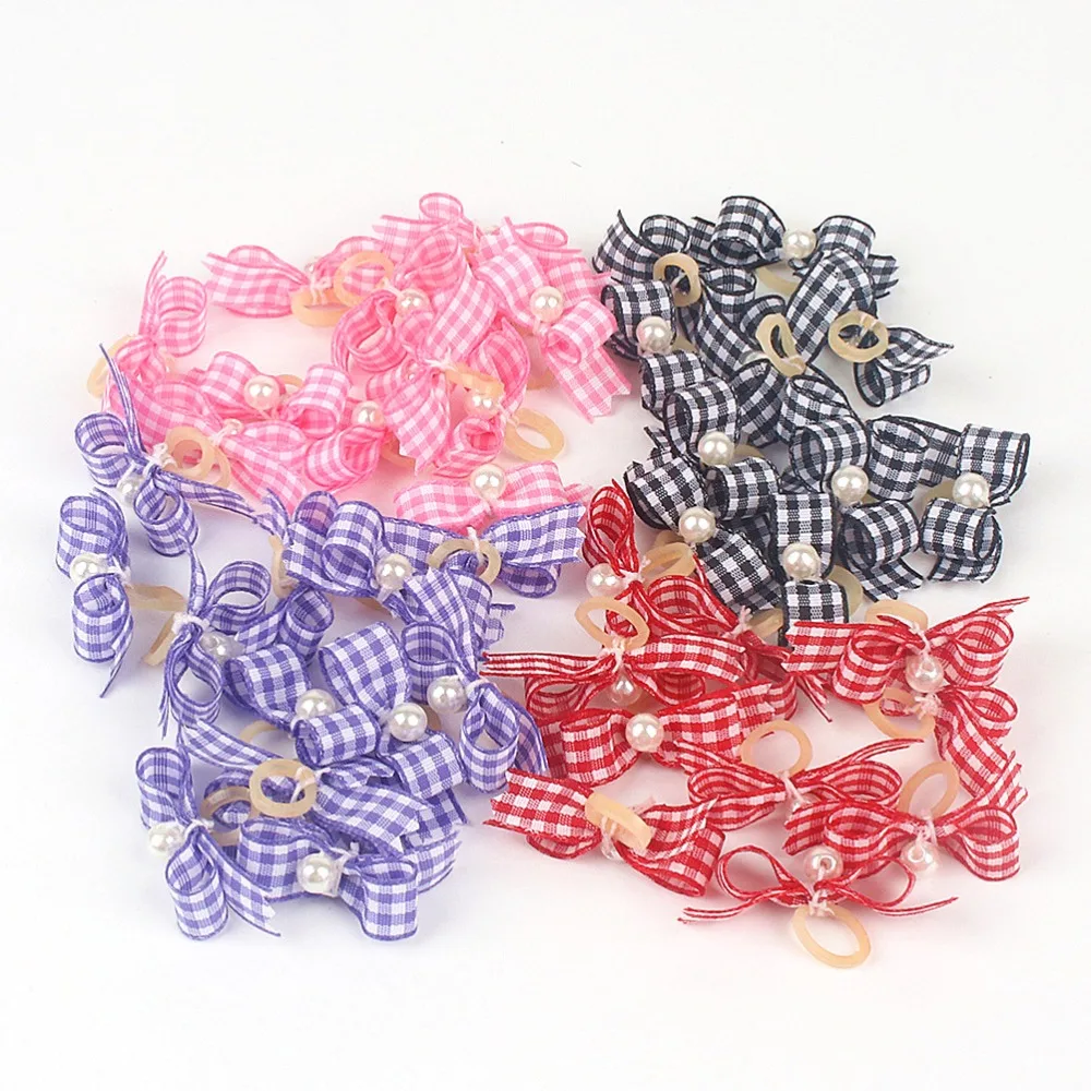 

Small Dogs Accessories Bows Hair Grooming Yorkshire For Pets Supplies Hair Clips Grooming Table Bows accessori akcesoria dla psa