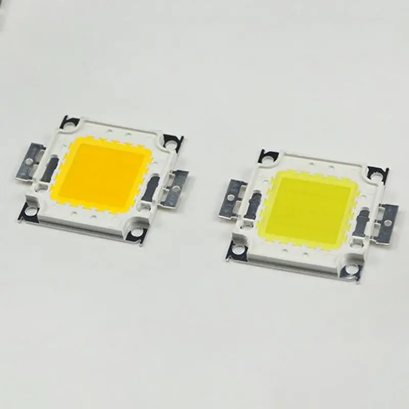 Высокомощный светодиодный SMD COB ламповый чип 10 Вт 20 Вт 30 Вт 40 Вт 50 Вт белый теплый белый светильник