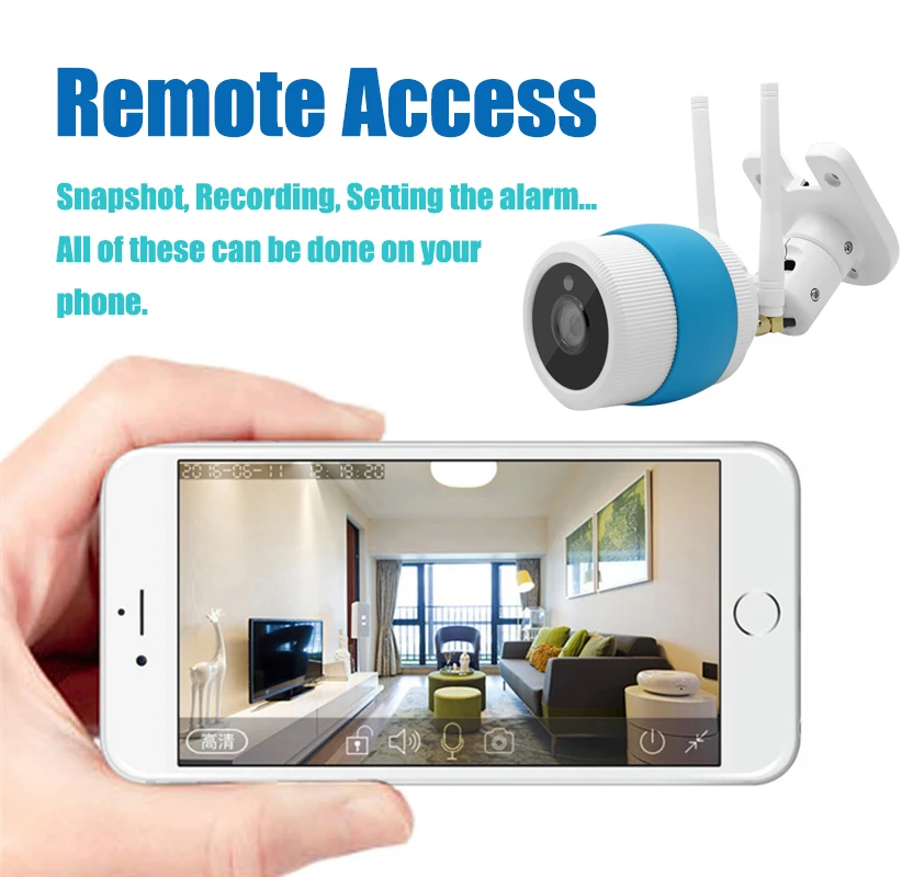 Inalámbrico 720 p de vigilancia de la Cámara de bala Cámara WiFi de seguridad al aire libre Wi-Fi Camara ip P2P Onvif cámara resistente al agua para casa tienda IPCam Inalámbrico 720 p de vigilancia de la Cámara de bala Cámara WiFi de seguridad al aire libre Wi-Fi Camara ip P2P Onvif cámara resistente al agua para casa tienda IPCam