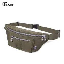 TEGAOTE Военная Мужская поясная сумка нейлоновая водостойкая поясная сумка мужская Фанни поясная сумка армейская Зеленая Дорожная бум Bolsa Hip Bag