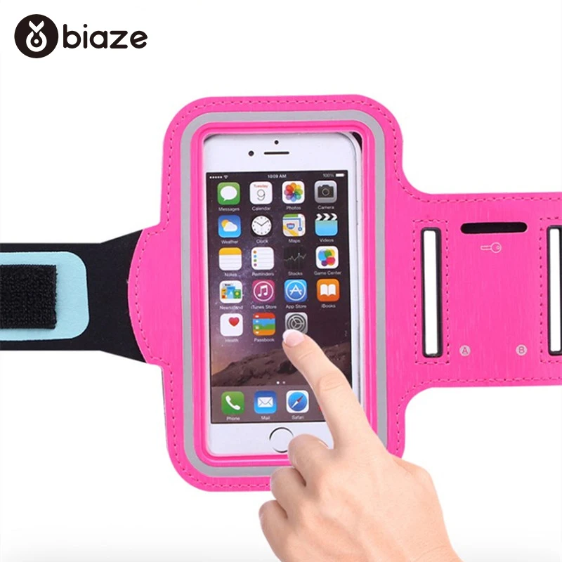 

Running Sport Waterproof Phone Armband For iPhone 7 6 6s Plus Case For Samsung 4.7 5.7 Inch Universal PU Mobile Phone Bag Shells