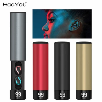 

HAAYOT Bluetooth 5.0 True Wireless Earbuds Bluetooth Earphones MINI TWS Stereo Handsfree Headset Cordless Earphone PK I10