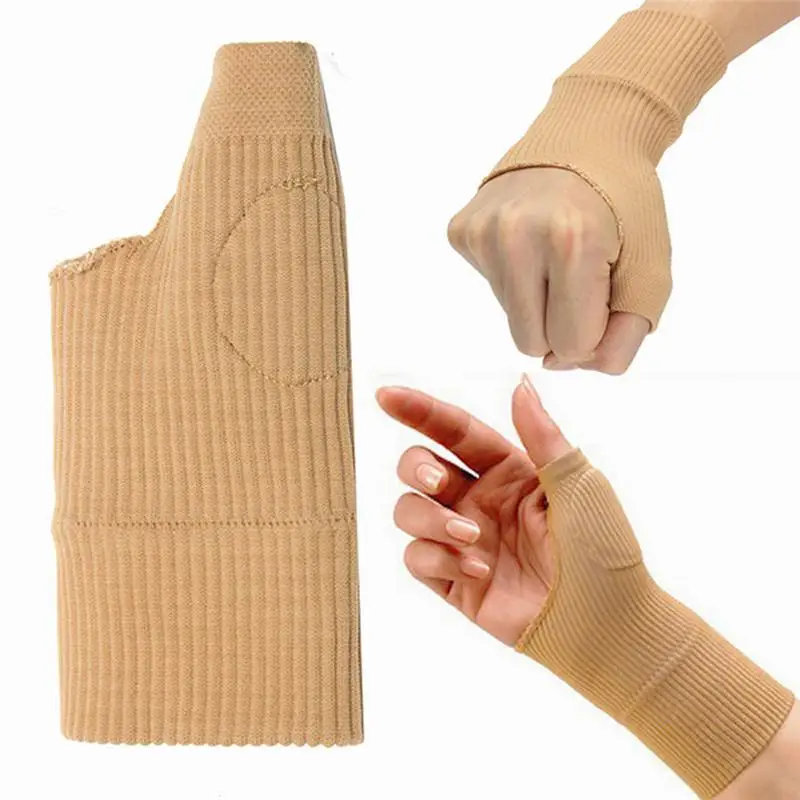 1 Pair Thumb Hand Wrist Support Gloves Filled Arthritis Joint Sprains