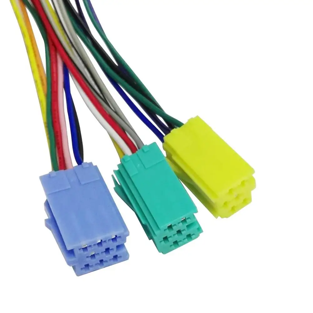 20Pin Car Stereo CD Changer AUX Adapter Cable Splitter Harness Wiring Mini ISO Connector Extension Cable for Audi Volkswagen VW Skoda (2)