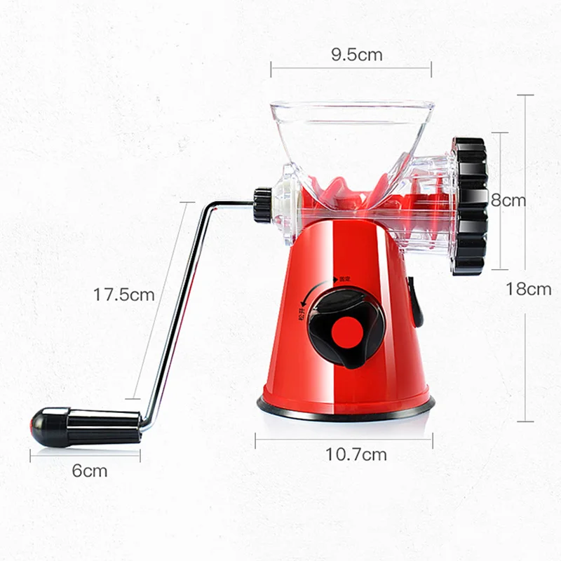 Manual Meat Grinder Hand-crank Vegetable Pork Food Chopper Grinder for Kitchen 899